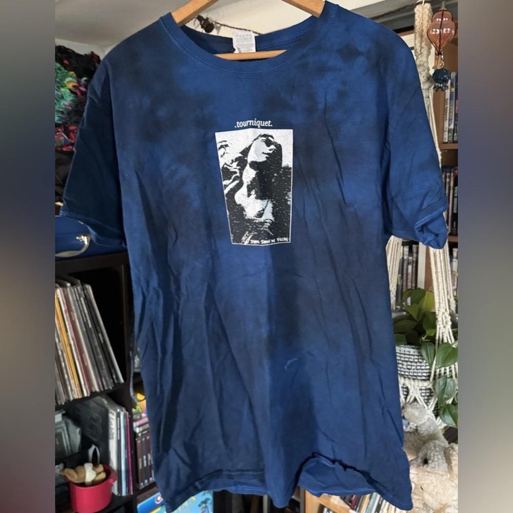 Tourniquet - Stars Shine On Filth Large Shirt Overdyed By Play Craze Metalcore